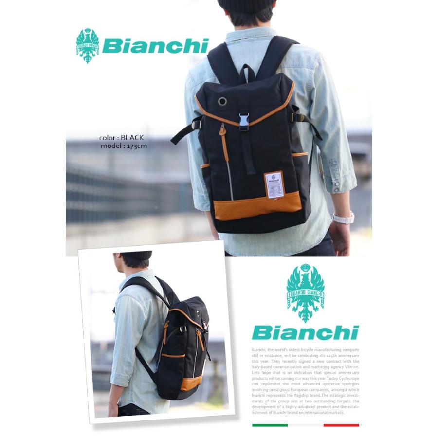 バックパック リュック リュック フラップ かぶせ ビアンキ Bianchi デイパック リュックサック レディース メンズ ブランド 送料無料｜bellezza｜06