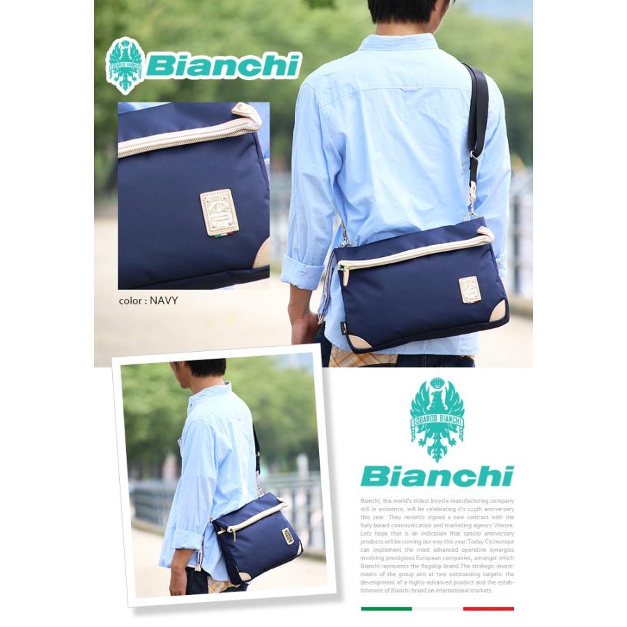 ショルダー Bianchi ビアンキ 2WAY ショルダーバッグ クラッチバッグ 斜め掛けバッグ PRIMABERA レディース メンズ ブランド 送料無料｜bellezza｜04