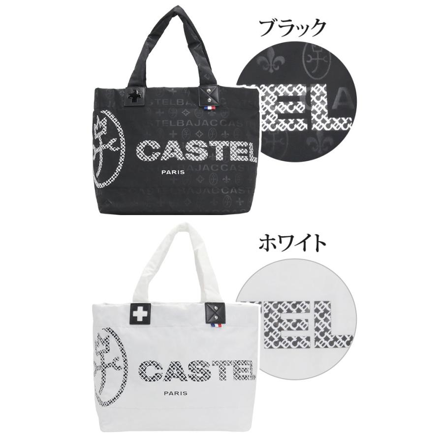 CASTELBAJAC トートバッグ ホワイト ブラック CASTELBAJAC（カステルバジャック） トートバッグ メンズ レディース