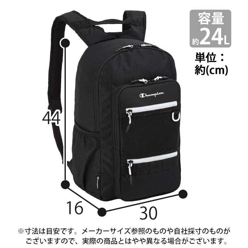 限定　チャンピオン/Champion スケボー リュック ナイロン ブラック Champion（チャンピオン） リュック 2026春夏 メンズ レディース 24L