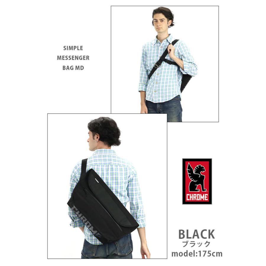 CHROME INDUSTRIES クローム インダストリーズ SIMPLE MESSENGER BAG MD メッセンジャーバッグ ショルダー レディース メンズ ブランド | CHROME | 09