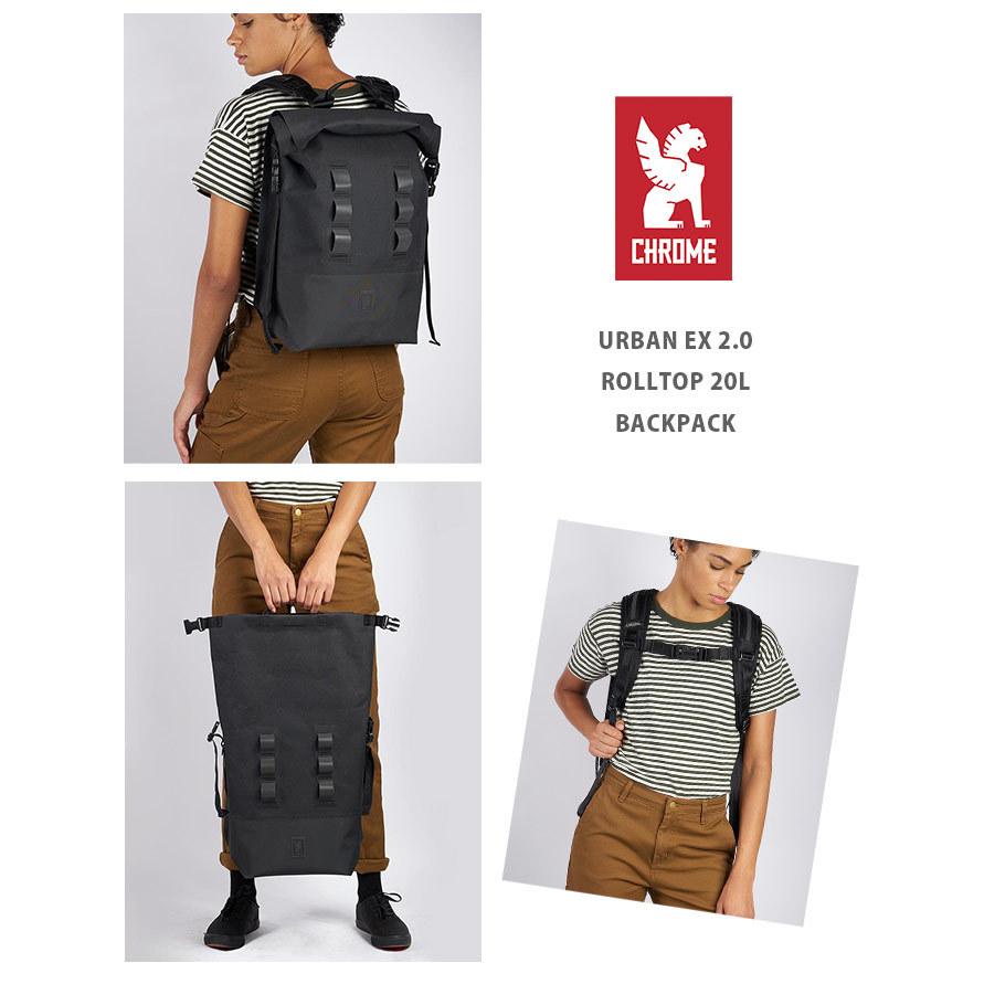 リュックサック CHROME INDUSTRIES クローム インダストリーズ リュック ブランド 男性 女性 男女兼用 URBAN EX 2.0 ROLLTOP 20L｜bellezza｜14