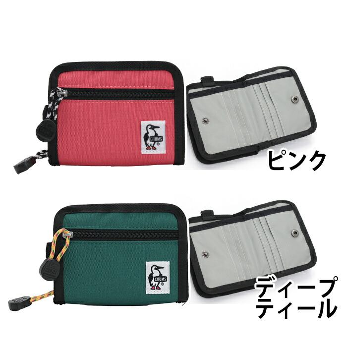 CHUMS チャムス 財布 二つ折財布 パスケース カード じゃばらポケット