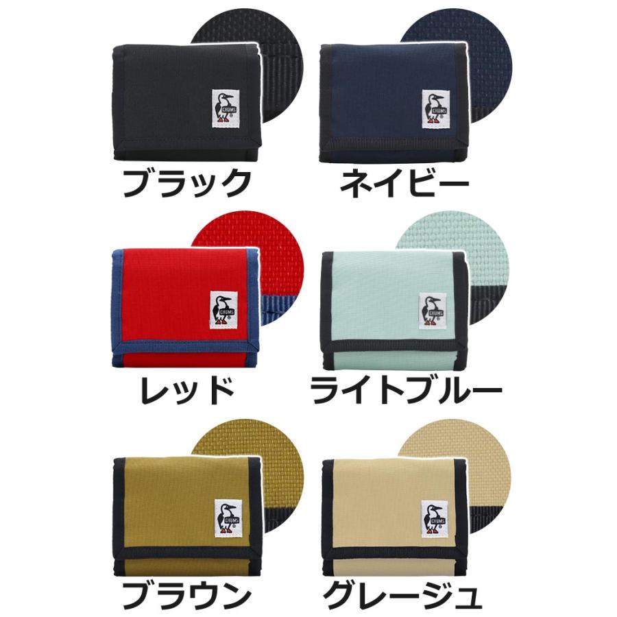 L 美品 チャムス CHUMS キャンピングコート ブルークレイジー マルチ CHUMS チャムス Recycle Multi Wallet リサイクルマルチ