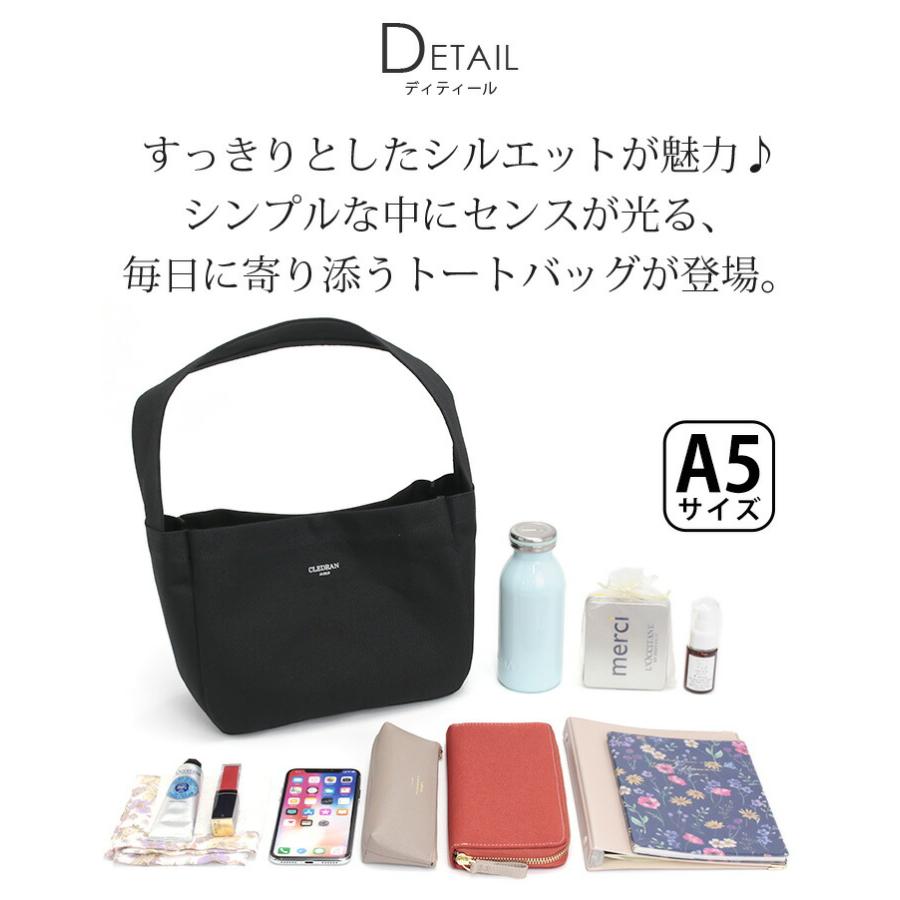 トートバッグ レディース クレドラン CLEDRAN 日本製 正規品 FACIL ファシル トート バッグ キャンバストート A5 CL3937 | CLEDRAN | 06