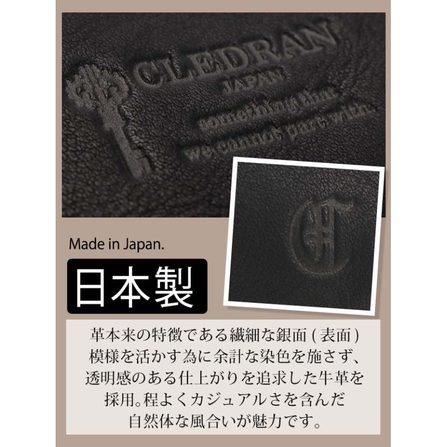 購入価格23650円◻️新品未使用◻️クレドラン◻️長財布◻️黒 CLEDRAN クレドラン 財布 日本製 正規品 RON ロン 長財布 お財布