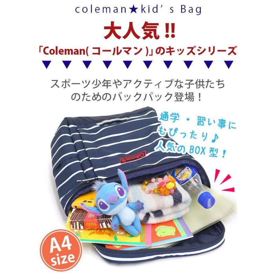 キッズ リュック Coleman コールマン 正規品 18L ジュニア 子供 キッズバッグ 男子 女子 男の子 女の子 B5 A4 通園 通学 入園 入学 保育 学童 JACKINPACK｜bellezza｜11