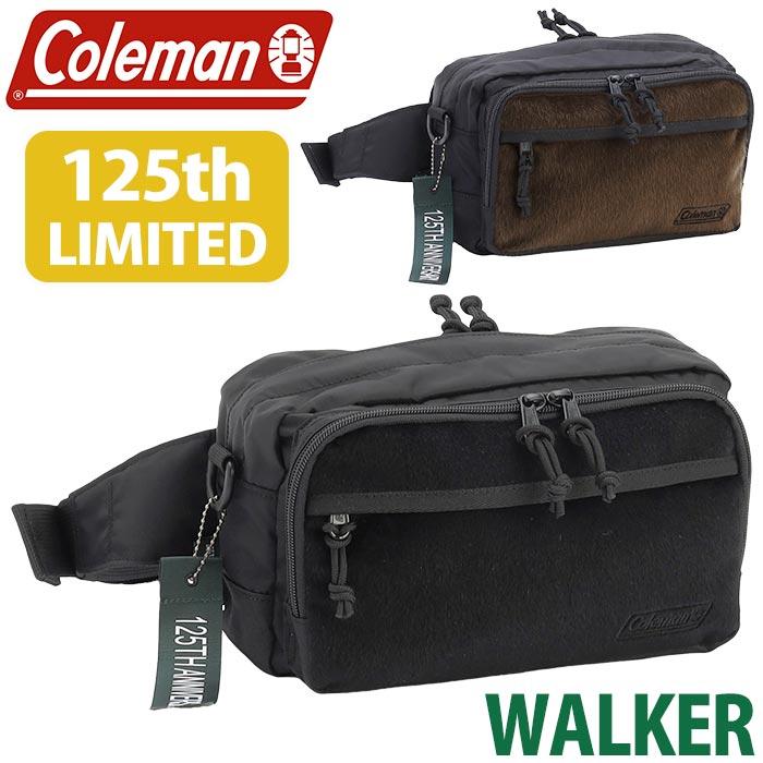 希少アーカイブ　大人気✨kolor カラー Alminium ウェストバッグ Coleman（コールマン） ウエストバッグ 125TH リミテッド 限定モデル