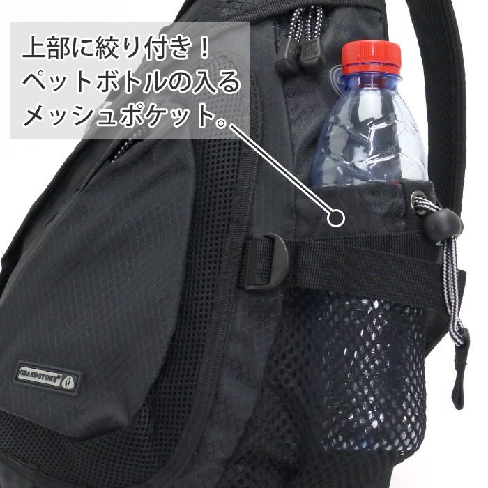 stone  ボディバッグ　ブラック GRAND STONE ボディバッグ グランドストーン BALANCE バランス
