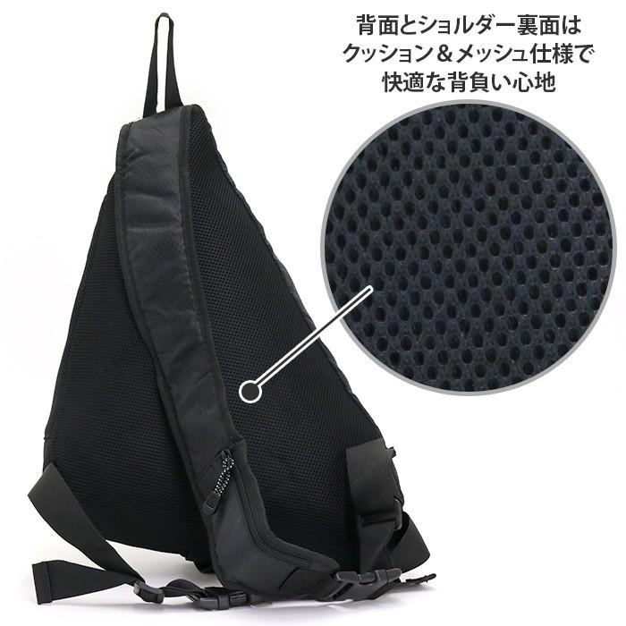 stone  ボディバッグ　ブラック GRAND STONE ボディバッグ グランドストーン BALANCE ボディー