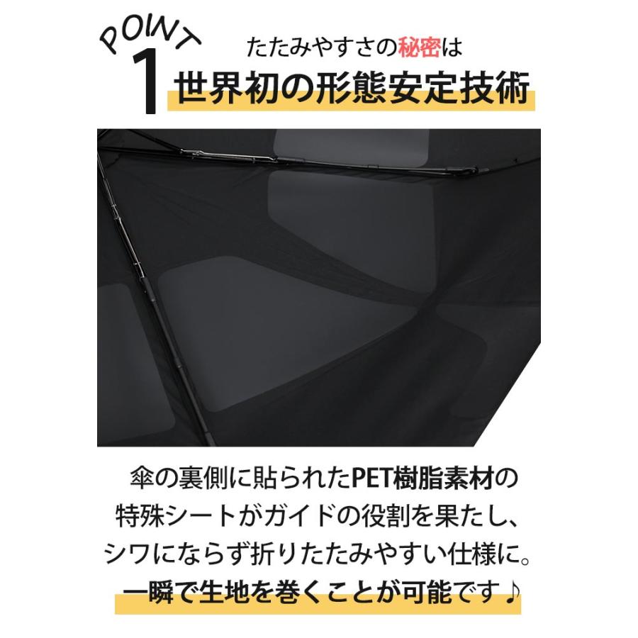 estaa（エスタ） 傘 折りたたみ傘 晴雨兼用 urawaza ウラワザ 3秒で