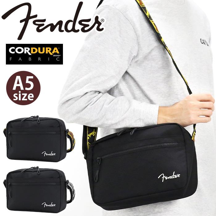 フェンダー ショルダーバッグ Fender メンズ 男 斜め掛け ショルダー ヨコショルダー 肩掛け かばん バッグ A5 シンプル カジュアル ロゴ バレンタイン ギフト Fender（フェンダー） ショルダーバッグ メンズ 男 斜め掛け