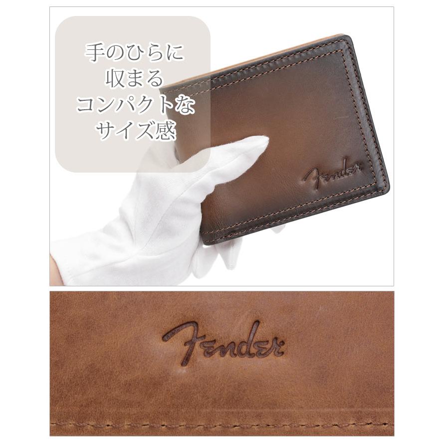 フェンダー 財布 Fender メンズ レディース 二つ折財布 二つ折り財布 札入れ 二つ折り 折財布 ハーフ さいふ 革小物 メンズ財布 カード収納 メンズ小物 レザー | Fender | 07