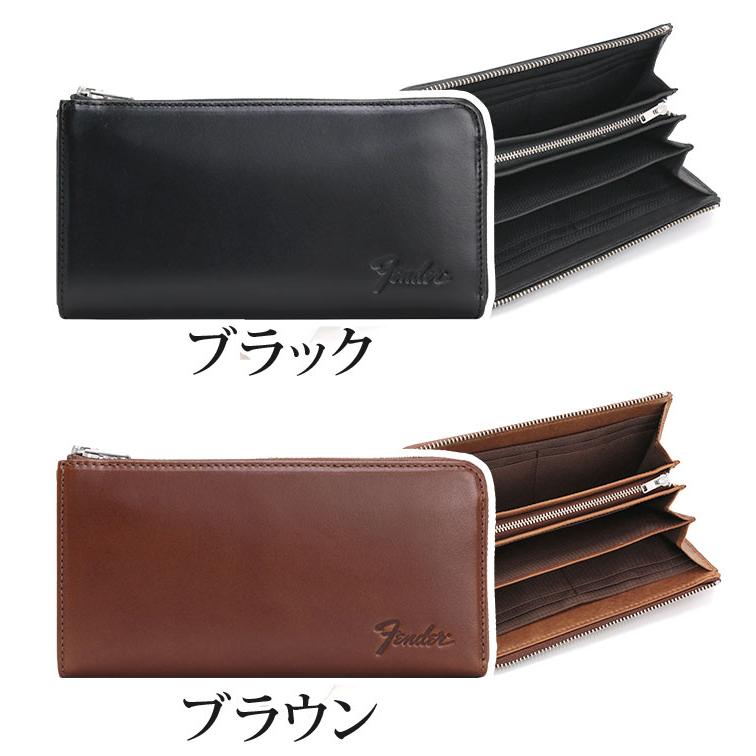 Fender（フェンダー） 財布 メンズ レディース 長財布 L字ファスナー