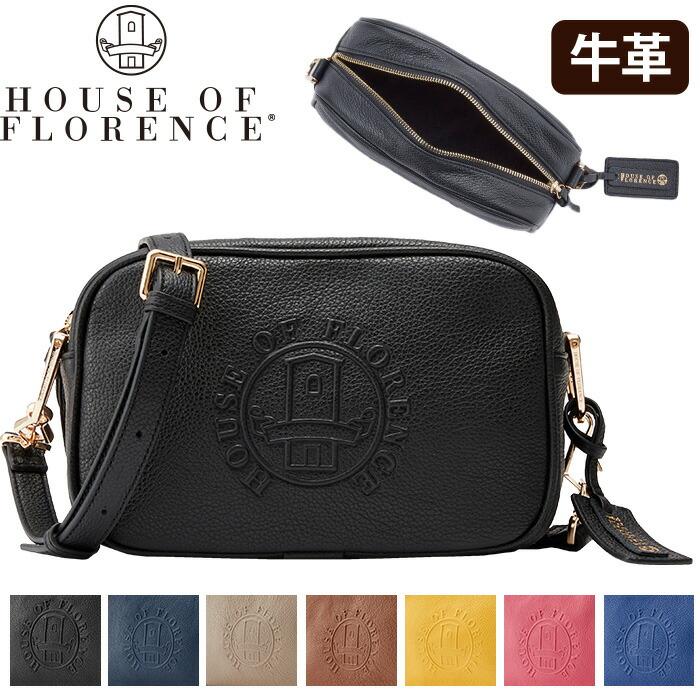 ショルダーバッグ 牛革 HOUSE OF FLORENCE ハウスオブフローレンス