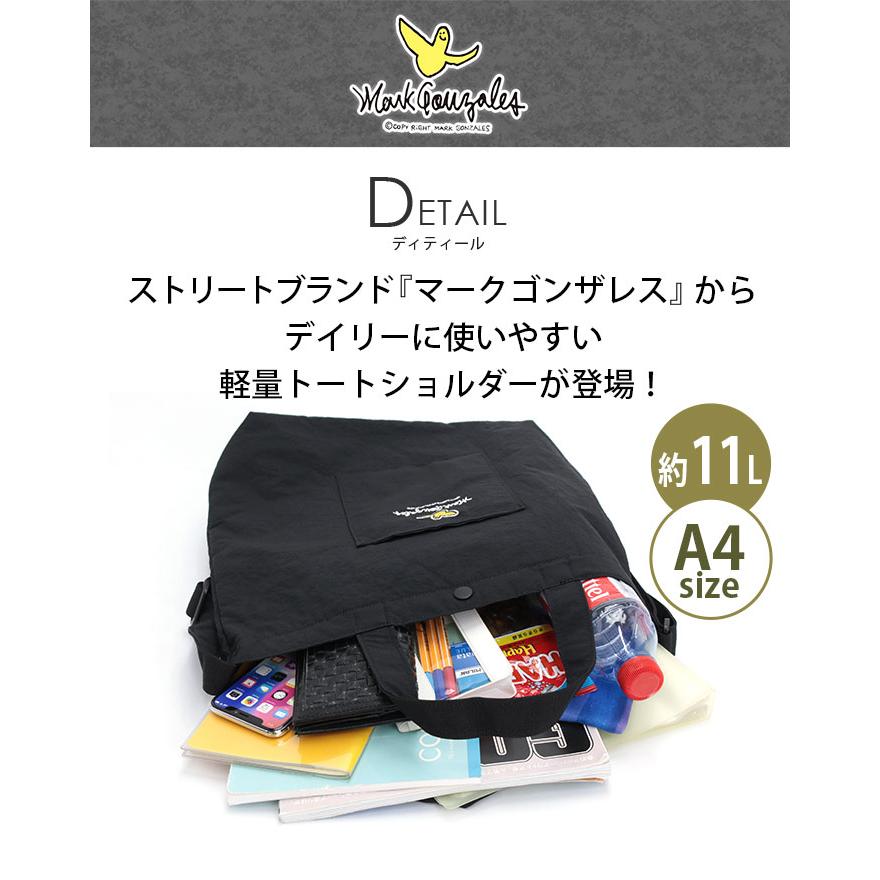 Mark Gonzales マークゴンザレス トートバッグ ショルダー 2WAY A4 11L