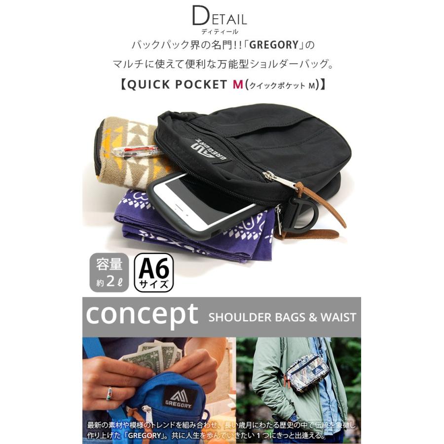 GREGORY（グレゴリー） ポーチ QUICK POCKET クイックポケットM メンズ 