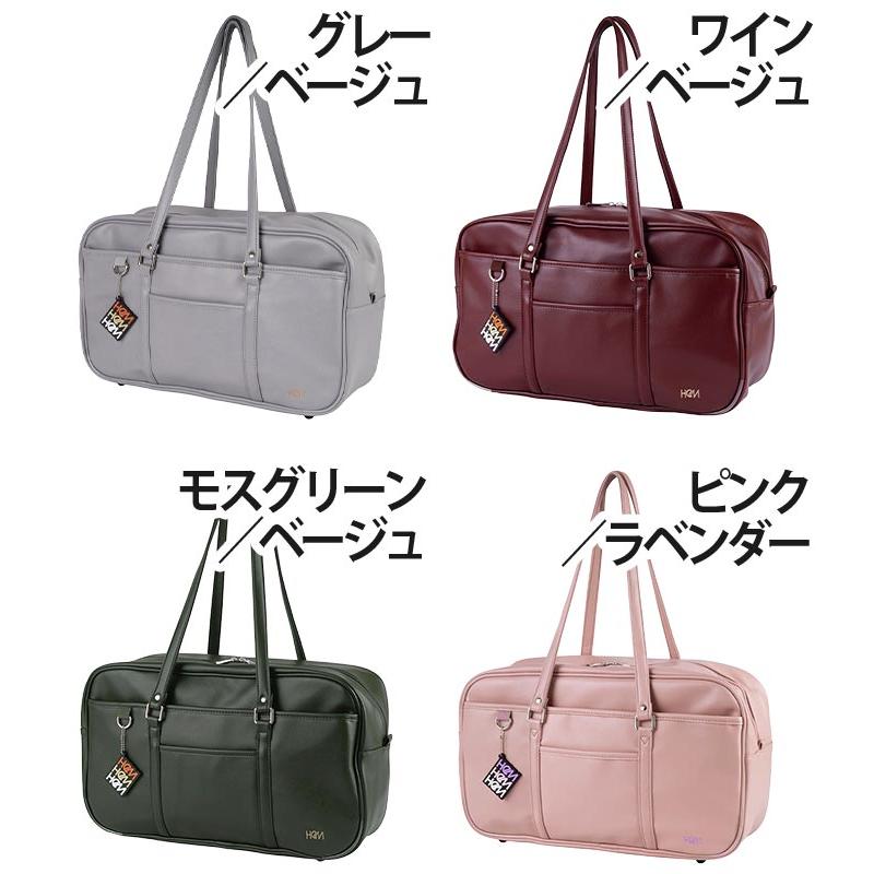 HeM（ヘム） スクールバッグ 合皮 レディース スクバ ボストン