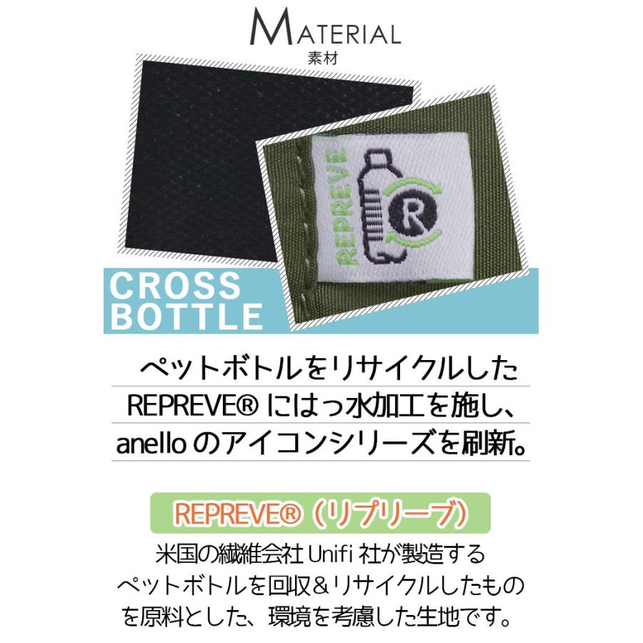 レディース リュック anello アネロ 正規品 デイパック 口金 CROSS BOTTLE クロスボトル リュックサック 母の日 | anello | 31