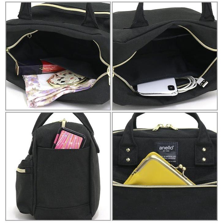 ミニボストン anello アネロ 2way ショルダー ボストン バッグ ミニ ショルダー メンズ レディース ブランド 旅行 レジャー 正規品 サブバッグ 斜め掛け 女性 | anello | 12