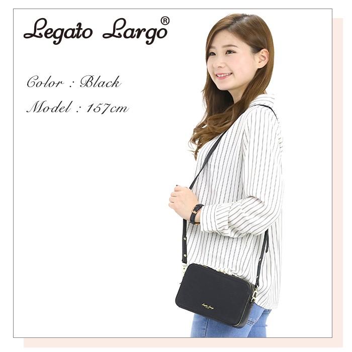 Legatolargo ショルダーバッグ レガートラルゴ お財布ショルダーバッグ ショルダー バッグ スクエア型 お財布機能 おしゃれ プレゼント Legatolargo 006 バッグ リュックの通販bellezza 通販 Yahoo ショッピング