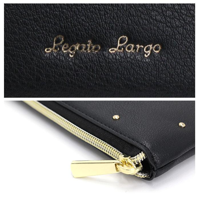 Legato Largo（レガートラルゴ） 財布 長財布 スタッズウォレット L字
