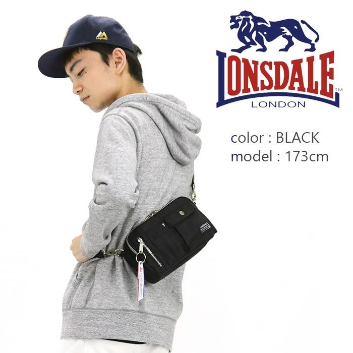 LONSDALE（ロンズデール） ショルダー ソフトツイル コンパクト
