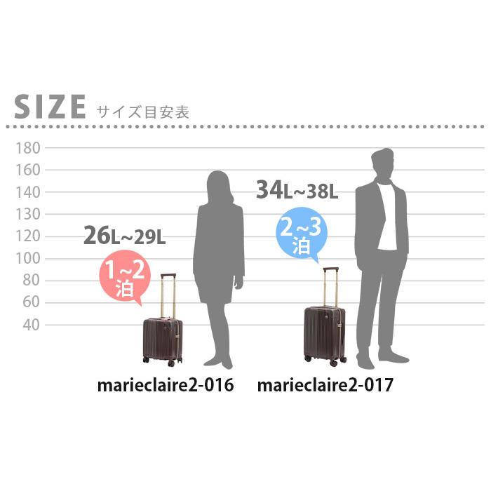 Marie Claire（マリ クレール） スーツケース キャリーバッグ 機内持込