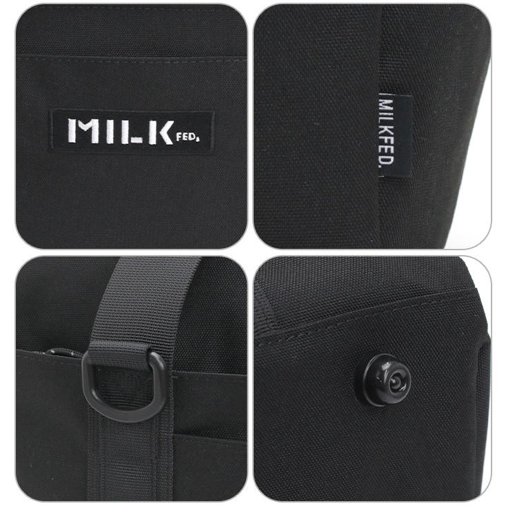 スクールバッグ ミルクフェド MILK FED. スクバ ボストンバッグ レディース メンズ スクールボストン 黒 A4 103261053003_12