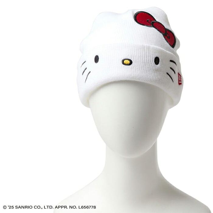 USJ 日本限定 レトロ ハローキティ 耳付き帽子 ストラップ ミニ ニット