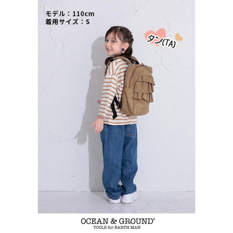 リュック オーシャンアンドグラウンド キッズ 女の子 OCEAN ＆ GROUND 子供リュック 女子 かわいい フリル おしゃれ デイパック DAYPACK SWEETS | Ocean&Ground | 12