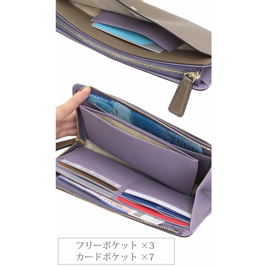 PELLE BORSA スリムウォレット パープル PELLE BORSA（ペレボルサ） ≪SALE 30％OFF≫ 財布 長財布 レディース