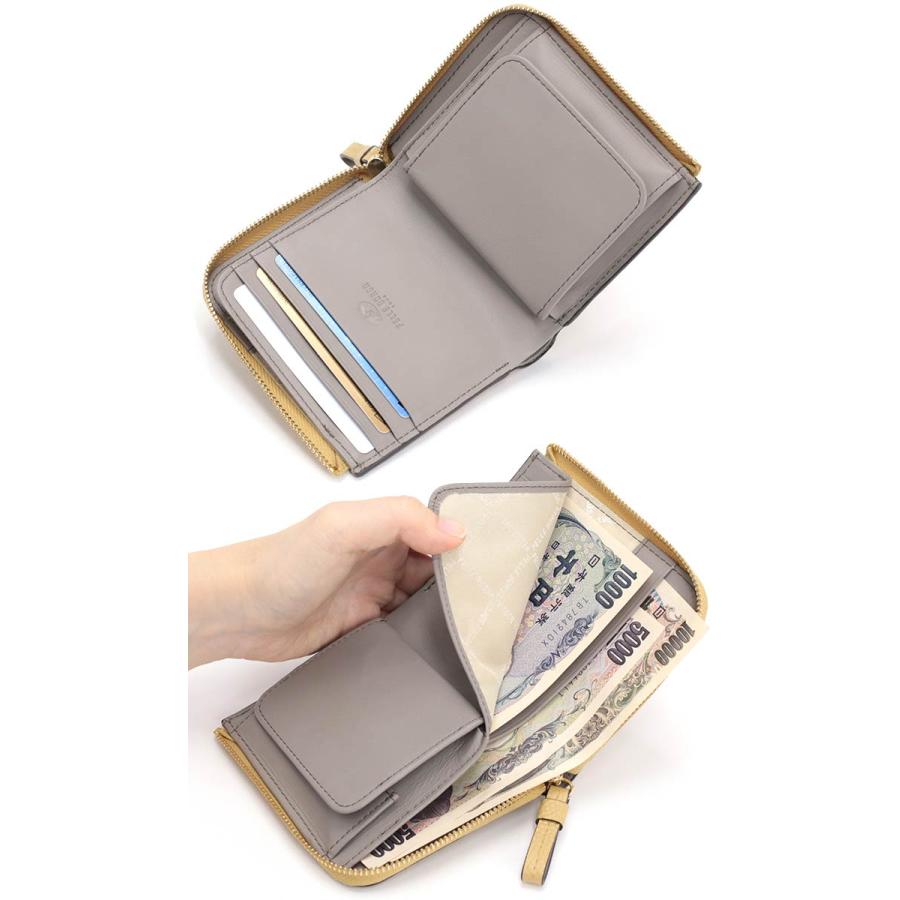 PELLE BORSA（ペレボルサ） 財布 二つ折り財布 レディース Fine Goods