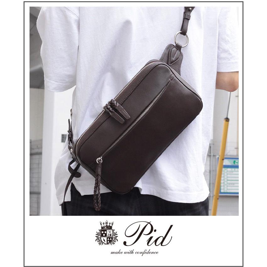 P.I.D メンズ ボディバッグ ピーアイディー エクリール ショルダー