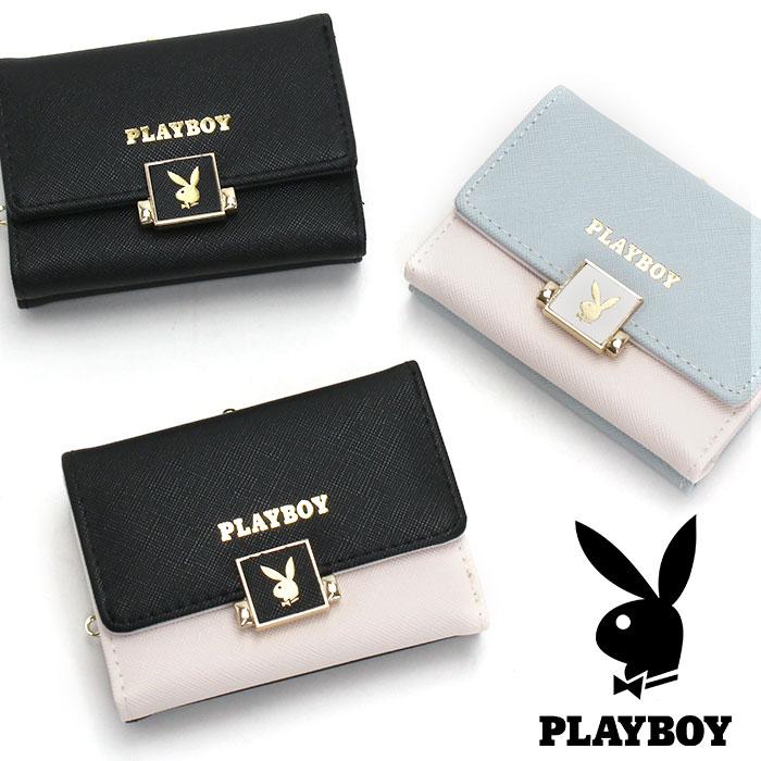 PLAYBOY（プレイボーイ） 財布 三つ折り財布 折財布 折り財布 三つ折り