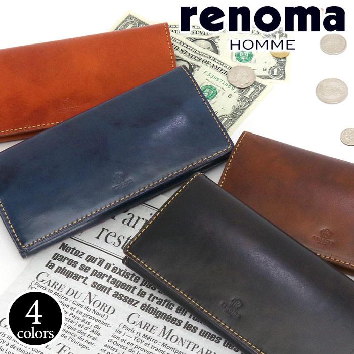 メンズ 財布 Renoma レノマ 長財布 正規品 大人 男性 ロングウォレット 男 メンズ財布 本革 牛革 革財布 サイフ Renoma 310 バッグ リュックの通販bellezza 通販 Yahoo ショッピング
