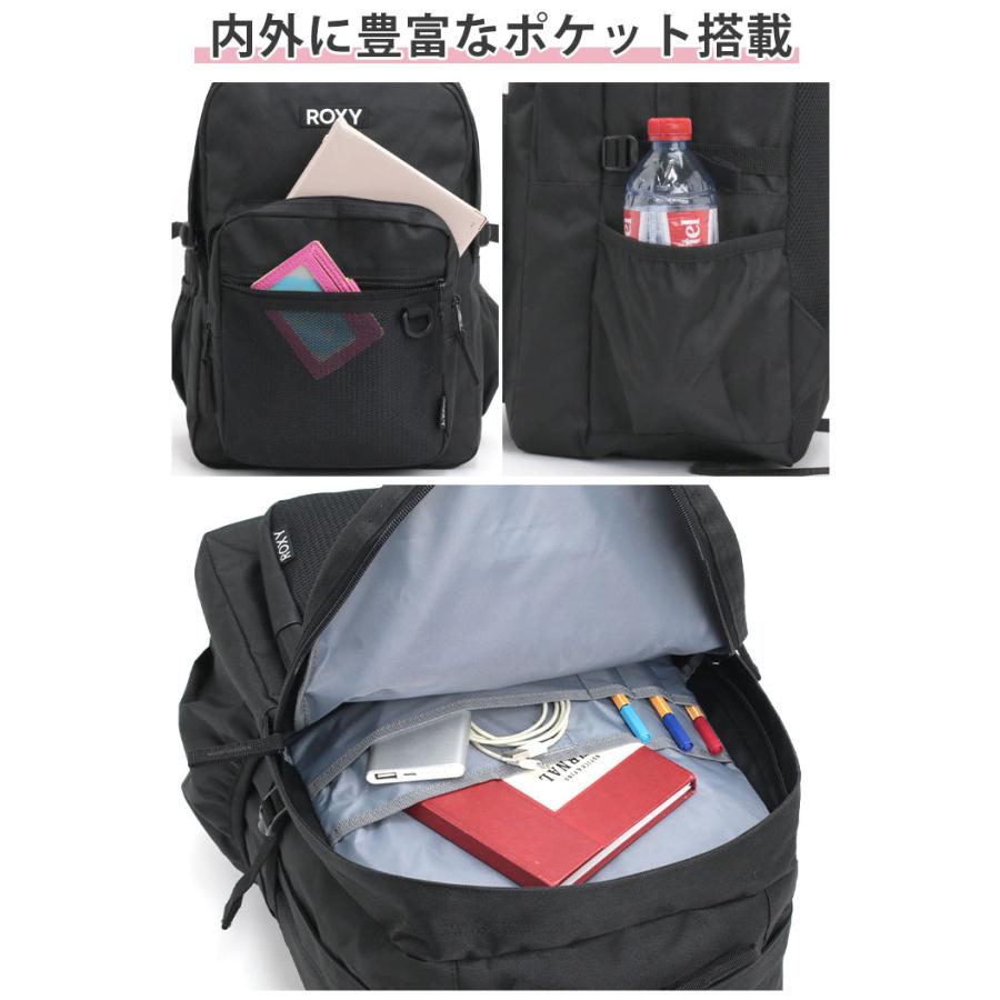 ロキシー ROXY リュック 通学 レディース リュックサック バックパック デイパック マルチポケット 30L A4 B4 黒 RBG265622T |  | 04