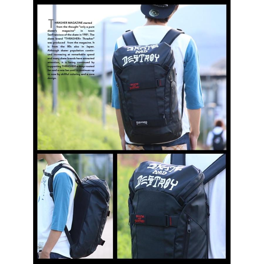 THRASHER スラッシャー リュック skate and destroy メンズ THRASHER スラッシャー リュック skate and destroy メンズ