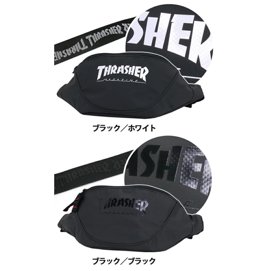 メンズ ウエストバッグ レディース THRASHER スラッシャー ボディバッグ ウエスト バッグ 2way ヒップバッグ｜bellezza｜04