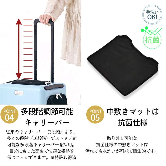 ティーアンドエス 4輪 ペットキャリー iCO PETiCO ペチコ M