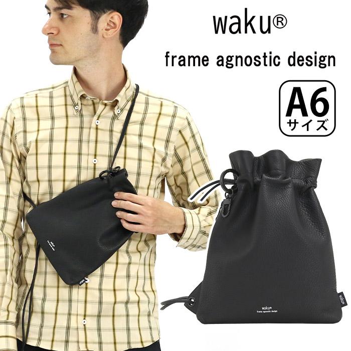 waku（ワク） ショルダーバッグ レディース メンズ ワンショルダー 