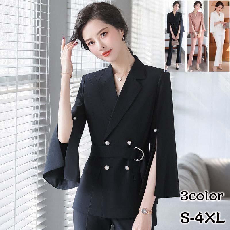 パンツスーツ レディース フォーマル オフィス ビジネス かっこいい カジュアル 大きいサイズ 結婚式 フレアパンツ おしゃれ 代 30代 40代 50代 卒業式 Xrxtz0119 Bellflowers 通販 Yahoo ショッピング