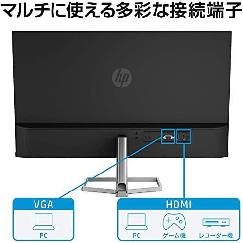 日本HP モニター 27インチ M27fw 背面ホワイト ディスプレイ フルHD 非