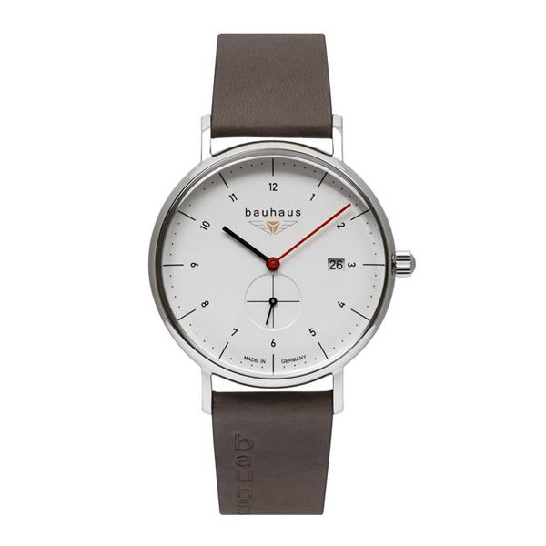 【クリーナープレゼント】BAUHAUS バウハウス クォーツ 腕時計 41mm ホワイト文字盤 2130-1QZの画像