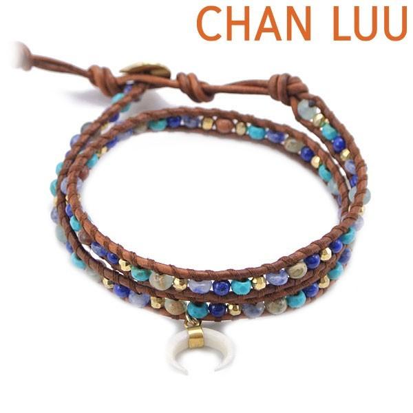 チャンルー CHAN LUU ホーンビーズ 2連ラップブレスレット レディース ストーンパールミックス TURQUOISE MIX-NATURAL BROWN BG-4782 【115711043】｜bellmart｜02