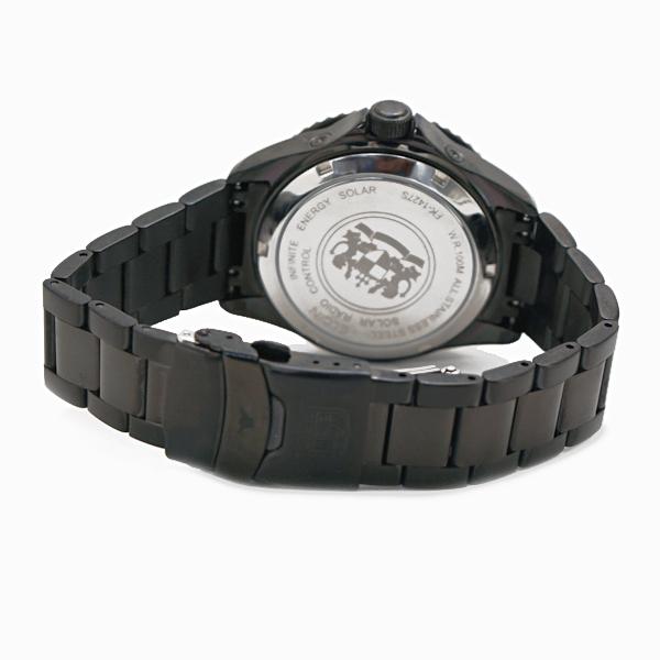ELGIN（エルジン） 電波ソーラーウォッチ 腕時計 10気圧防水 太陽電池