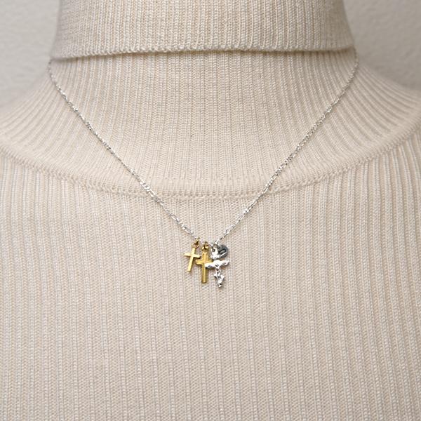amp japan アンプジャパン トリプルクロス ネックレス amp japan アンプジャパン トリプルクロス ネックレス
