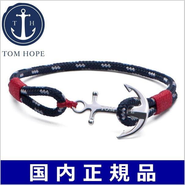 TOM HOPE トムホープ ブレスレット Atlantic Red ユニセックス/メンズ・レディース アンカーモチーフ TM0040 TM0043｜bellmart