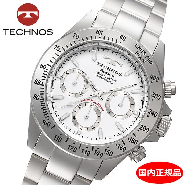TECHNOS（時計） 【テクノス】 TECHNOS 腕時計 メンズ クロノ
