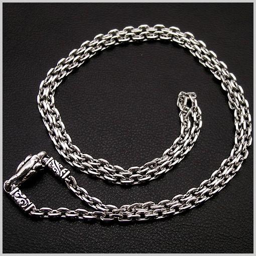 ZOCALO（ソカロ） アンカースクエア・ネックレスチェーン S 50cm